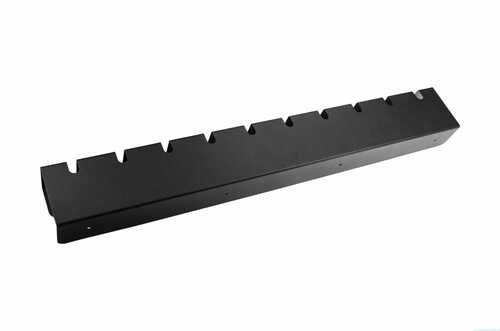 Zdjęcie produktu Organizer kabli 600x80x50 mm grzebień - czarny - OUTLET 3