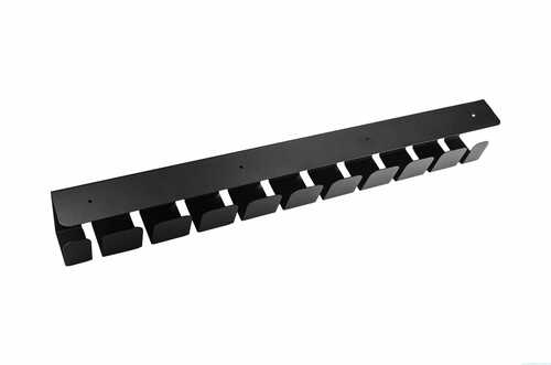 Zdjęcie produktu Organizer kabli 600x80x50 mm grzebień - czarny - OUTLET 4