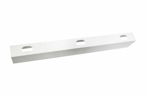 Zdjęcie produktu Organizer kabli 600x80x50 mm prosty – biały - OUTLET 2