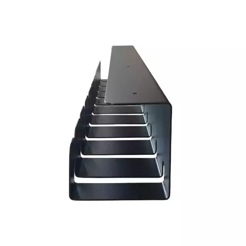 Zdjęcie produktu Organizer kabli 800x80x80 mm grzebień - czarny 4