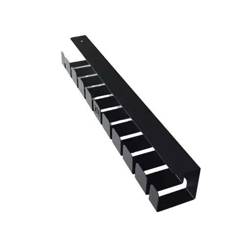 Zdjęcie produktu Organizer kabli 800x80x80 mm grzebień - czarny 5