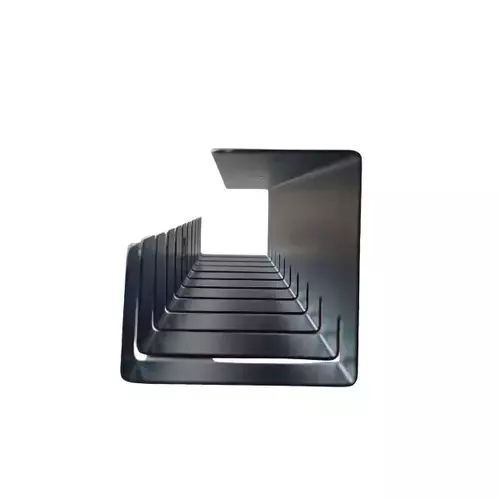 Zdjęcie produktu Organizer kabli 800x80x80 mm grzebień - czarny 6