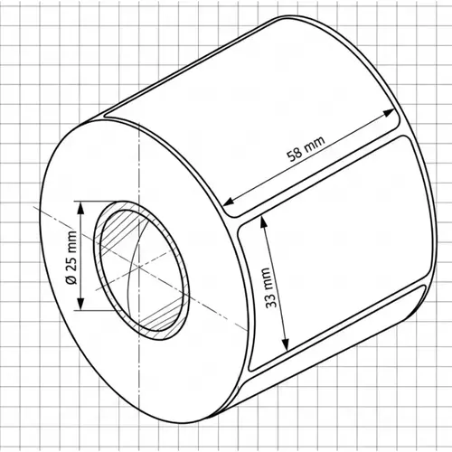 Zdjęcie produktu Zestaw etykiet 58x33mm - 3 kolory po 750szt 4