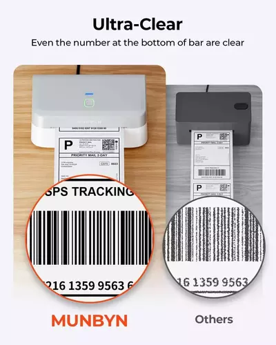 Zdjęcie produktu Drukarka termiczna do etykiet Munbyn RW403B - Outlet 11