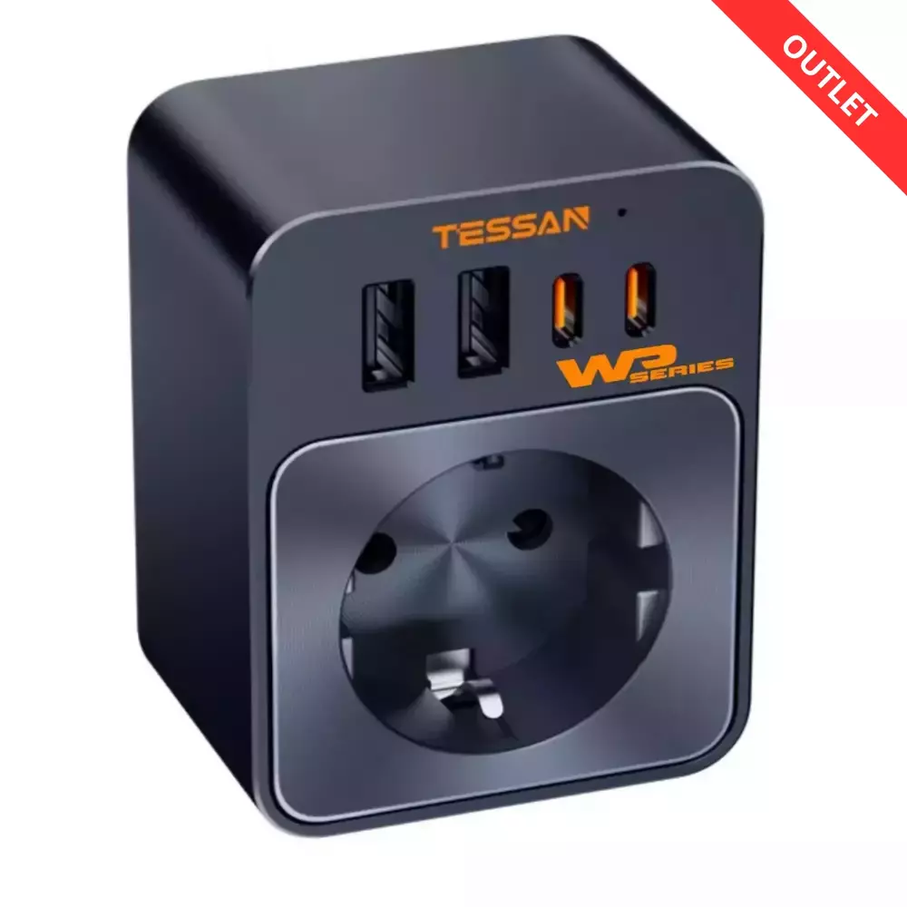 Zdjęcie produktu Gniazdo z ładowarką TESSAN USB 30W - OUTLET