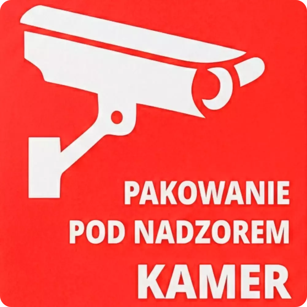 Zdjęcie produktu Etykieta termiczna 55x55 rolka 1000 szt. PAKOWANE POD NADZOREM KAMER