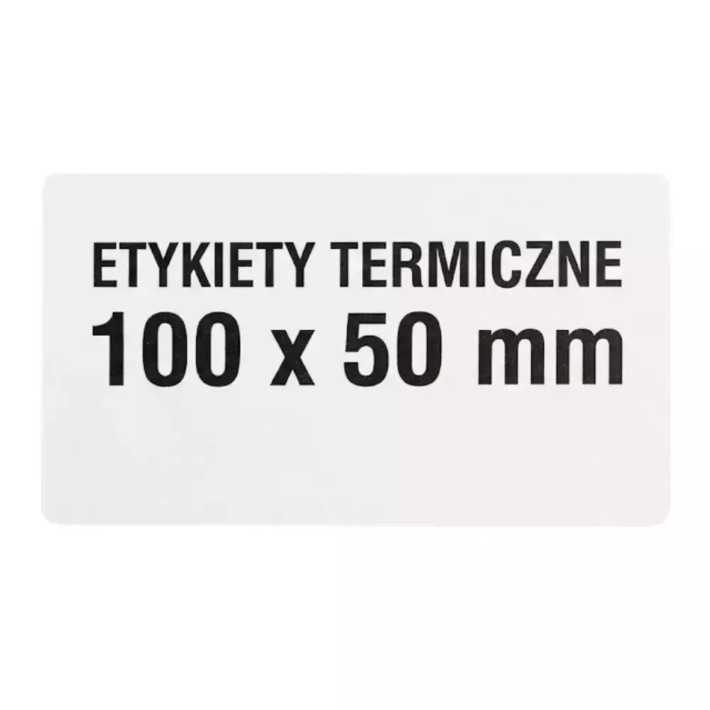 Zdjęcie produktu Etykieta termiczna 100x50 rolka 1000 szt