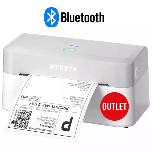 Zdjęcie produktu Drukarka termiczna do etykiet Munbyn RW403B - Outlet
