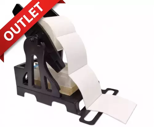 Zdjęcie produktu Dyspenser z korbką na etykiety do drukarek termicznych - OUTLET